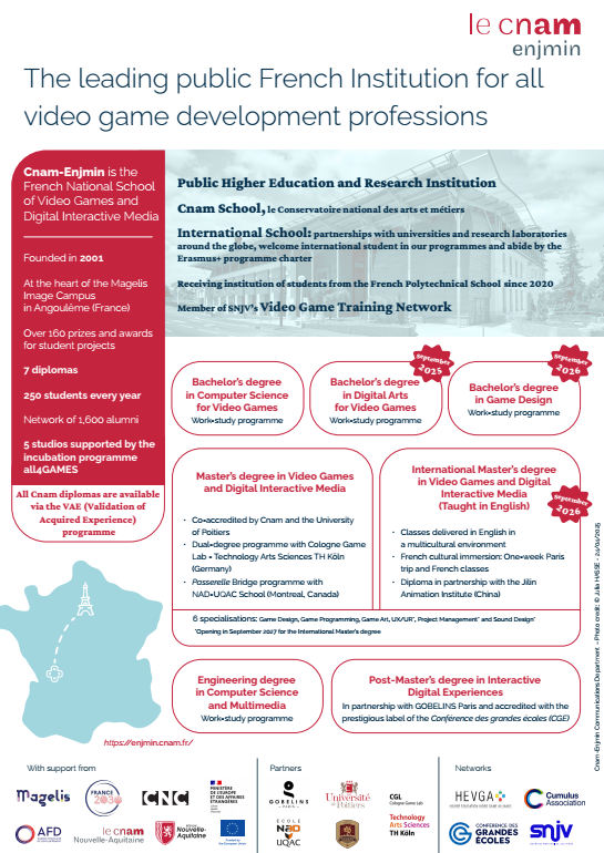 Cnam-Enjmin Presentation Brochure