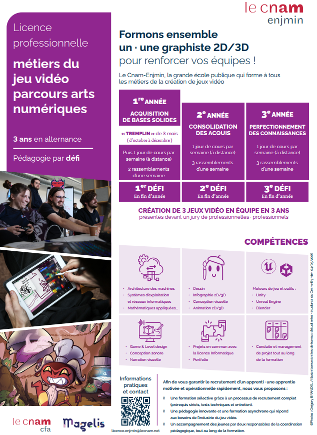 Licence arts numériques