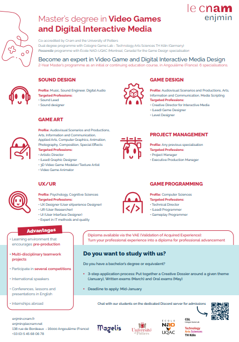 Master's degree Brochure